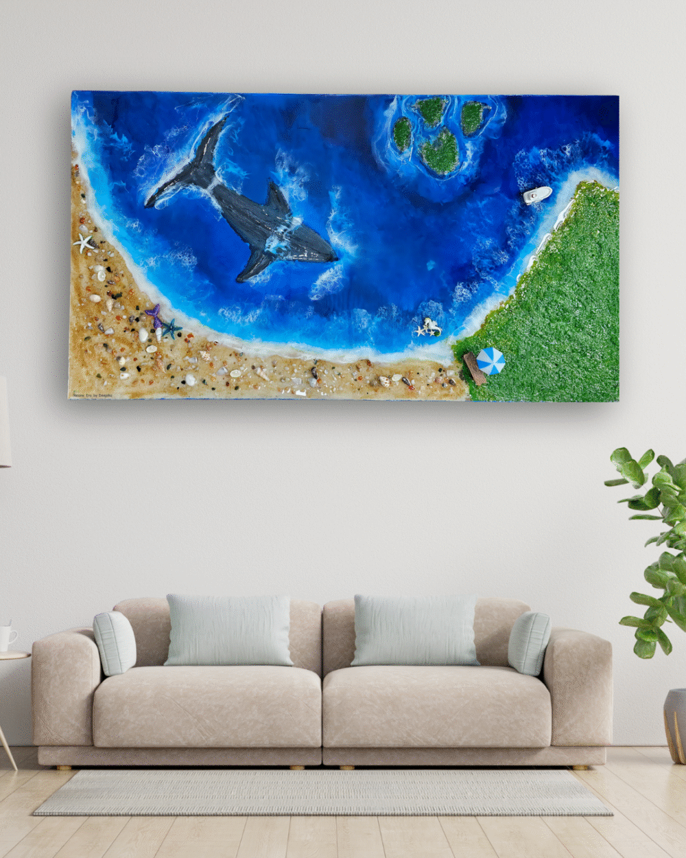 Ocean Whale Wall Art