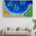 Ocean Whale Wall Art