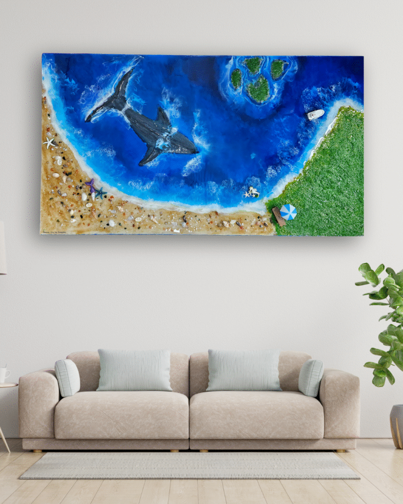 Ocean Whale Wall Art