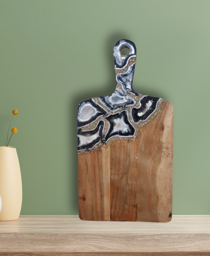 Handcrafted Wooden & Resin Platter