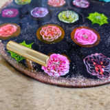 Decorative Round Resin Tray
