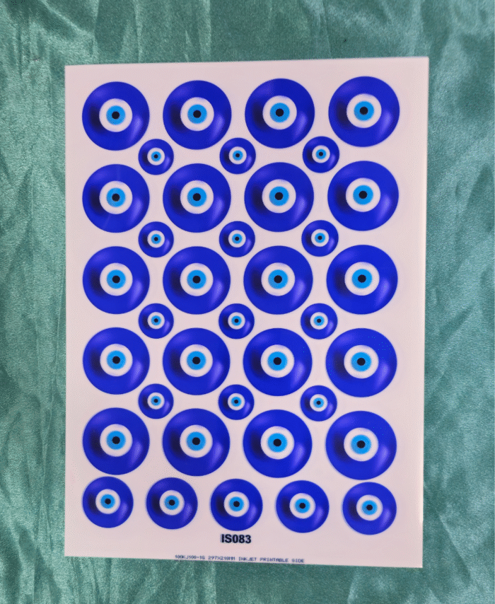 Evil Eye Transparent Sheet