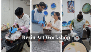 Resin Art Workshop in Delhi, Noida, Gurgaon - Hands-on Resin Art Class