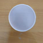 6 inch round silicone mould for making resin coasters and art pieces with a smooth, glossy finish.