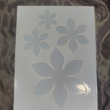 Floral silicone mould for DIY resin art