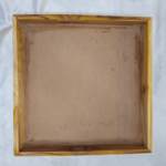 Natural wooden frame for wedding varmala preservation