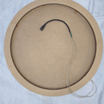 Moon lamp MDF base with LED light for resin art and DIY décor projects