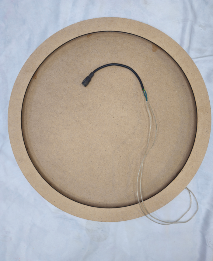 Moon lamp MDF base with LED light for resin art and DIY décor projects