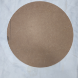 Plain round MDF base for resin art and DIY craft projects