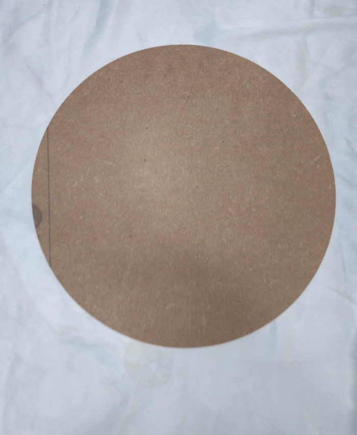 Plain round MDF base for resin art and DIY craft projects
