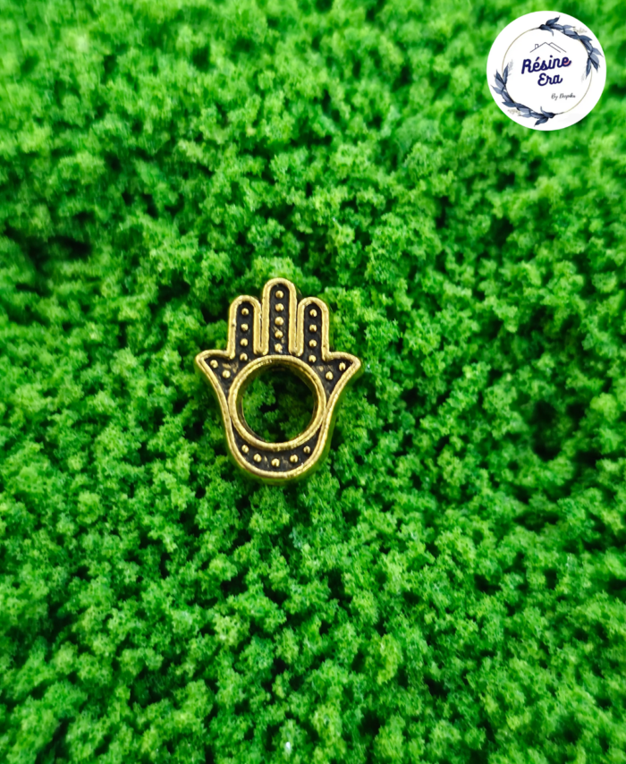 Hamas hand metal charm used for resin art and handmade jewellery designs