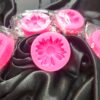 Pink daisy flower silicone mould with detailed petal design for resin art and craft making