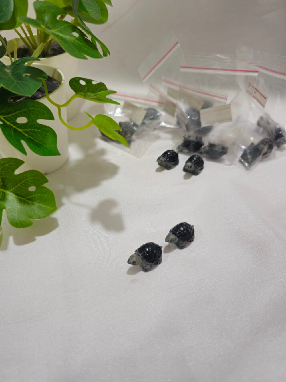 Miniature turtle figurines for resin art and miniature garden decoration
