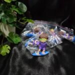 Miniature surfing boy figurine with surfboard for resin art and craft decoration