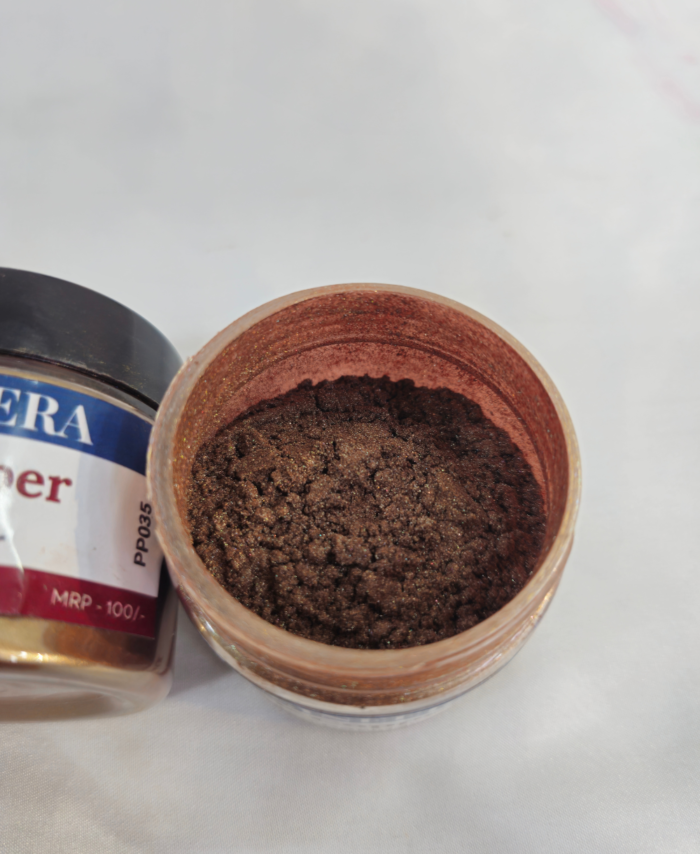 Dark copper mica powder