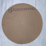 Round MDF clock base with centre hole and a wall hanging slot for resin art and DIY wall clock making