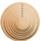 Plain round MDF base for resin art and DIY craft projects