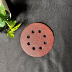 Fine-grit sandpaper sheet used for smoothing resin and wood surfaces