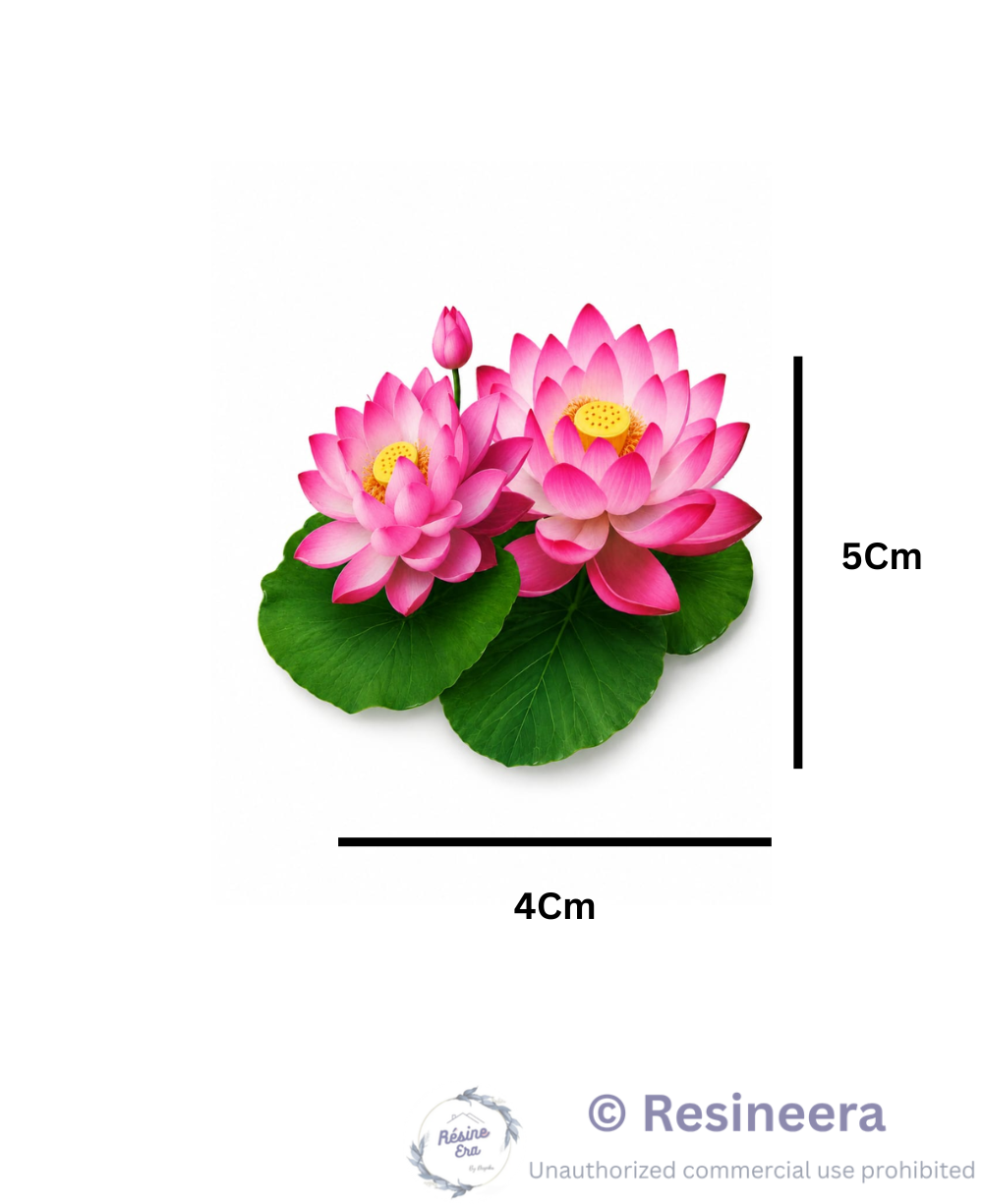 A4 UV DTF Lotus Sticker