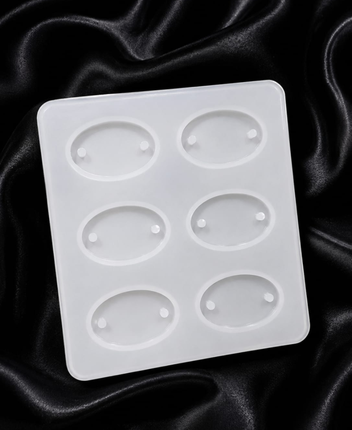 Oval Rakhi Mould – Set of 6 Cavities