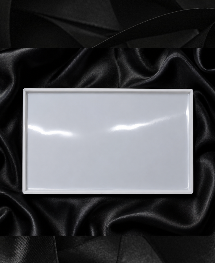 Premium Rectangle Silicone Mould for resin art, name plates, photo frame inserts, and DIY craft projects.