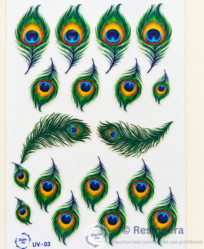 Morpankha UV DTF sticker with vibrant decorative design for DIY crafts and personalization
